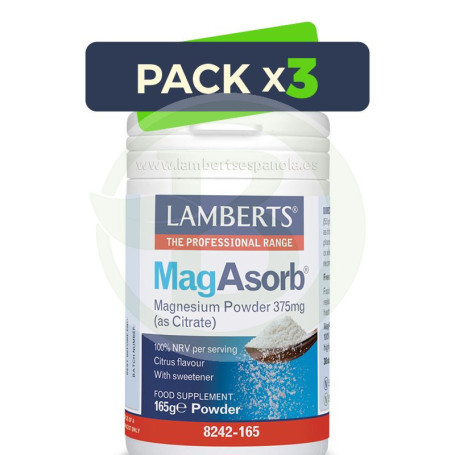 Pack 3x Magasorb 375Gr. Lamberts