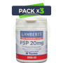 Pack 3x P5p 20Mg. (Piridoxal-5-Fosfato. Vit B6 Forma Activa) 60 Tabletas Lamberts