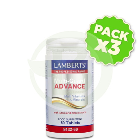 Pack 3x Multi Guard Advance 60 Tabletas Lamberts