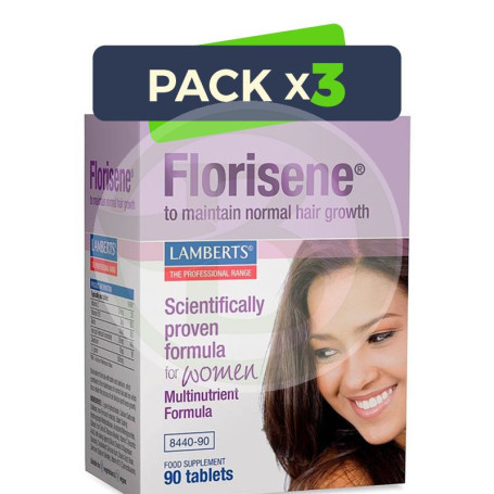 Pack 3x Florisene 90 Tabletas Lamberts