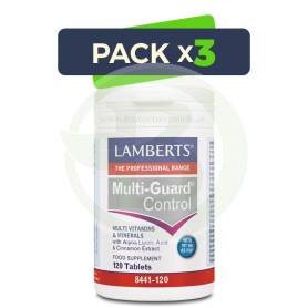 Pack 3x Multi-Guard Control 120 Tabletas Lamberts