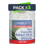 Pack 3x Saw Palmeto Extracto 60 Cápsulas Lamberts