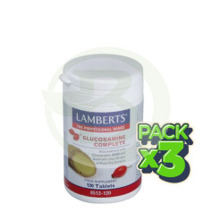 Pacote 3x Complete Glucosamina 120 Comprimidos Lamberts