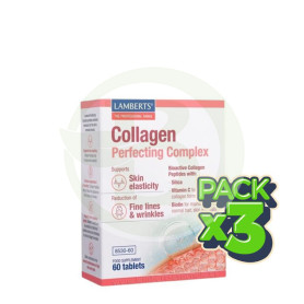 Pack 3x Complejo Perfeccionador De Colágeno 60 Tabletas Lamberts