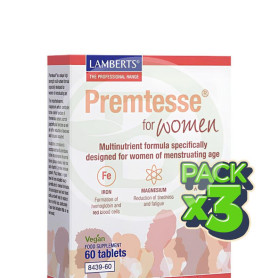 Pack 3x Premtesse 60 Comprimidos Lamberts