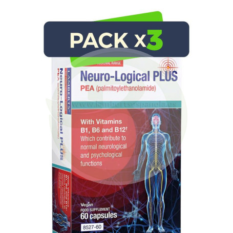 Pack 3x Neuro-Logical Plus 60 Cápsulas Lamberts