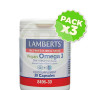 Pack 3x Omega 3 Vegano 30 Cápsulas Lamberts