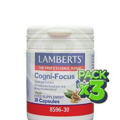 Pacote 3x Cogni-Focus 30 Cápsulas Lamberts