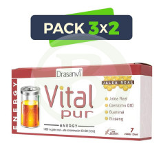 Pacote 3x2 Vitalpur Energy 7 Frascos Drasanvi