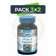 Pack 3x2 Citrato de Magnésio 60 Comprimidos Naturmil