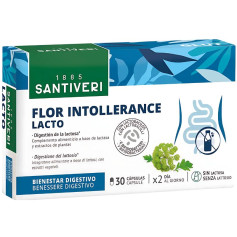 Flor Intolerância Lacto 30 Cápsulas Santiveri