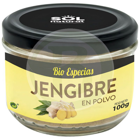 Gengibre em pó Bio 100Gr. Sol Natural