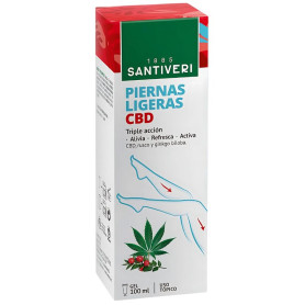 Gel para Pernas Leves com CBD 100ml Santiveri