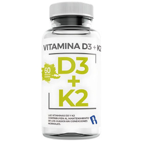 Vitamina D3+K2 60 Cápsulas Bequisa