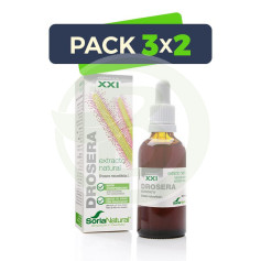 Pack 3x2 Extracto de Drosera Fórmula XXI 50Ml. Soria Natural