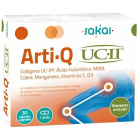 Arti-Q Uc-Ii 30 Cápsulas Vegetais Sakai
