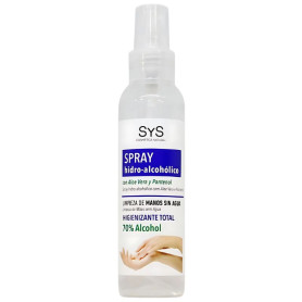 Spray hidroalcoólico para mãos com Aloe Vera 125ml Sys