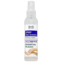 Spray hidroalcoólico para mãos com Aloe Vera 125ml Sys