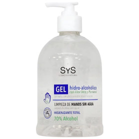 Gel Hidroalcoólico para Mãos com Aloe Vera 500ml Sys