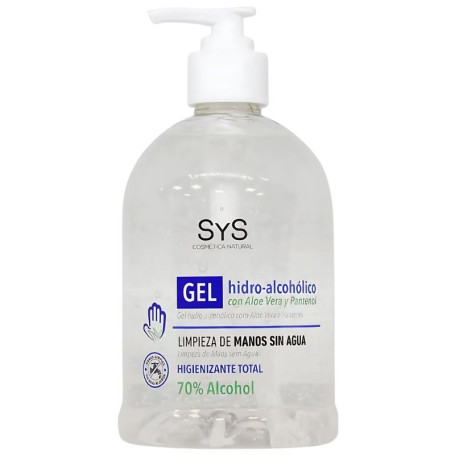 Gel Hidroalcoólico para Mãos com Aloe Vera 500ml Sys