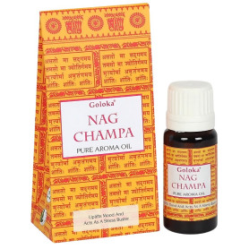 Óleo Essencial Nag Champa 10Ml Goloka