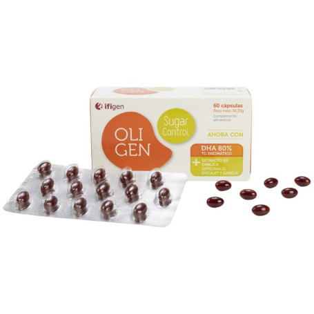 Açúcar Oligen (Dha 80%) 60 Cápsulas Ifigen
