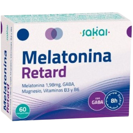 Melatonina Retard 60 Comprimidos Sakai