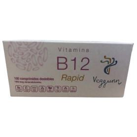 Vitamina B12 Rapid 1000mcg 100 comprimidos Veggunn
