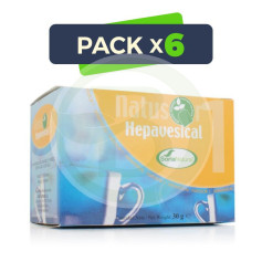 Pacote 6x Natusor 1 Hepavesical 20 Filtros Naturais Soria