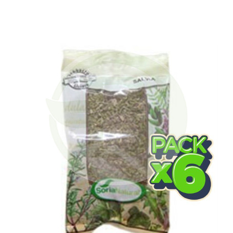 Pack 6x Salvia Bolsa 40Gr. Soria Natural