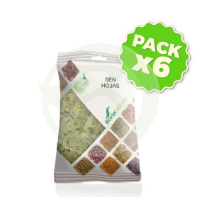 Pack 6x Sen Hojas Bolsa Soria Natural