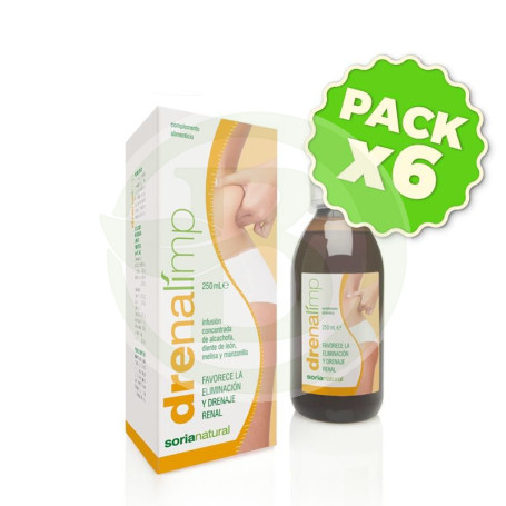 Pack 6x Drenalimp Drenaje 250Ml. Soria Natural
