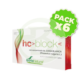 Pack 6x HC Block 24 Comprimidos Soria Natural