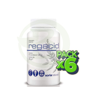 Pack 6x Regacid 60 Comprimidos Soria Natural