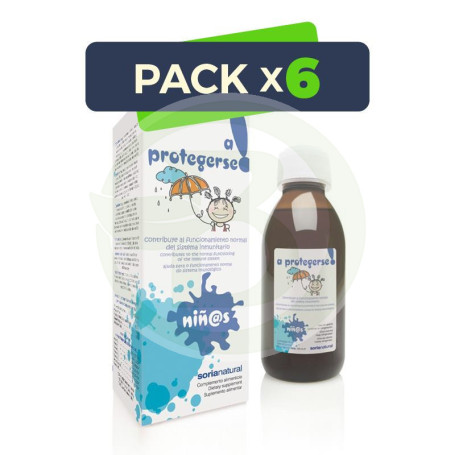 Pack 6x A Protegerse Jarabe 150Ml. Soria Natural