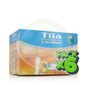Pack 6x Infusiones de Tila 20 Filtros Soria Natural