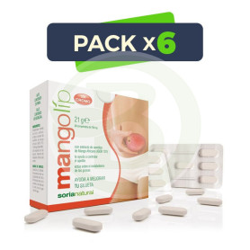 Pack 6x Mangolip 28 Comprimidos Soria Natural