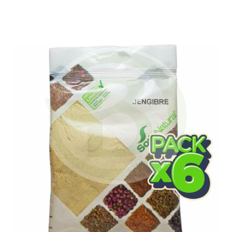 Pack 6x Jengibre Bolsa Soria Natural