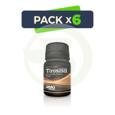 Pacote com 6 cápsulas de complexo de tirosina 60 mg
