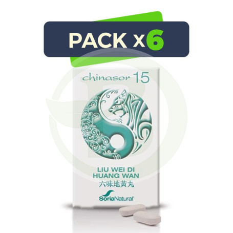 Pack 6x Chinasor 15 Soria Natural