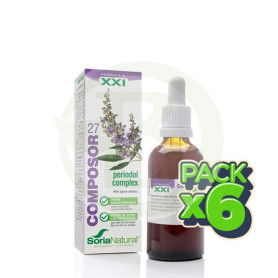 Pack 6x Composor 27 XXI Periodol Complex 50Ml. Soria Natural