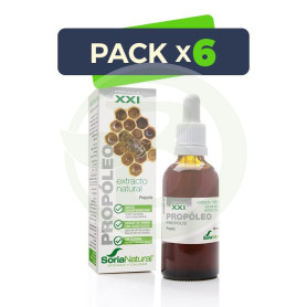 Pack 6x Extracto de Propóleo Fórmula XXI 50Ml. Soria Natural
