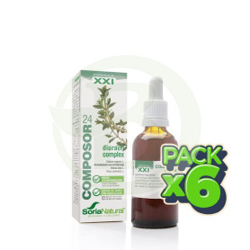Pack 6x Composor 24 Fórmula XXI 50Ml. Soria Natural