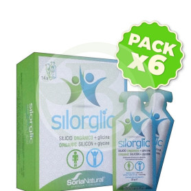 Pack 6x Silorglic 14 Sobres Soria Natural