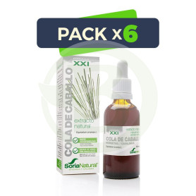 Pack 6x Extracto de Cola de Caballo Fórmula XXI 50Ml. Soria Natural