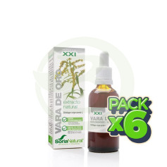 Pacote com 6x Extrato de Goldenrod Fórmula XXI 50ml. Sória Natural