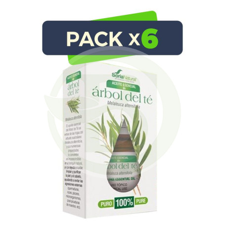 Pack 6x Aceite Esencial De Arbol De Te 15Ml. Soria Natural