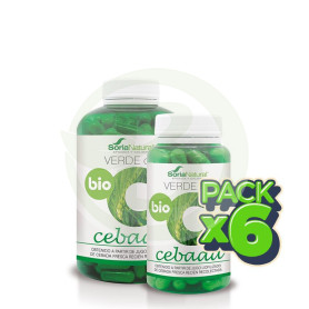 Pack 6x Verde de Cebada BIO 240 Cápsulas Soria Natural