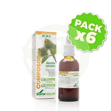 Pack 6x Composor 19 Depulán Complex 50Ml. Soria Natural