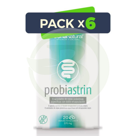 Pack 6x Probiastrin 20 Cápsulas Soria Natural